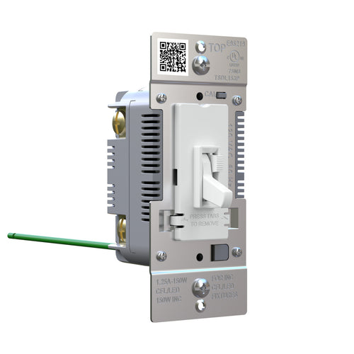 Legrand Pass & Seymour® Trademaster Toggle Slide LED Advanced Dimmer, White