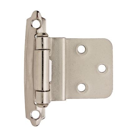 Amerock 3/8 in. (10mm) Inset Hinge Polished Chrome