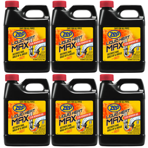 Zep Liquid Heat Max Clog Remover Gel