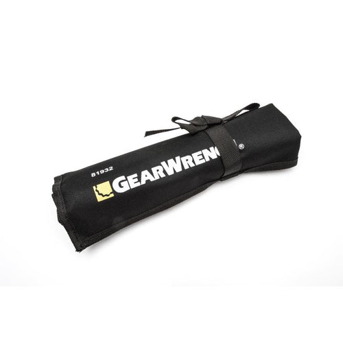GEARWRENCH 9 Piece 12 Point Long Pattern Combination Metric Wrench Set with Tool Roll