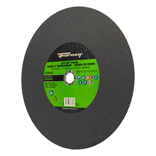 Forney Industries Cutting Wheel, Masonry/Asphalt, Type 1, 14 in x 5/32 in x 1 in