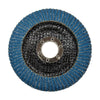 Forney Curved Edge Flap Disc, 4-1/2 in x 7/8 in, 40 Grit