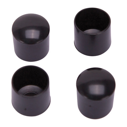 ProSource Furniture Leg Tip Round Plastic Black 7/8 Dia, 1 H