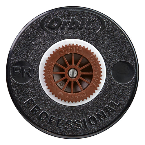 Orbit 2-inch Professional Pressure-Regulating Pop-Up Spray Head Sprinkler with 12-foot Adjustable Nozzle