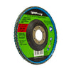 Forney Curved Edge Flap Disc, 4-1/2 in x 7/8 in, 60 Grit