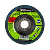 Forney Curved Edge Flap Disc, 4-1/2 in x 7/8 in, 80 Grit