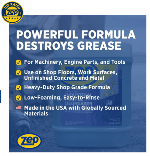 Zep Concentrated Industrial Purple Degreaser - 5 Gallon