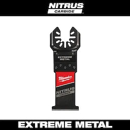 Milwaukee 1-3/8 NITRUS™ Carbide Extreme Metal Universal Fit Oscillating Multi-Tool Blade (1 PK)
