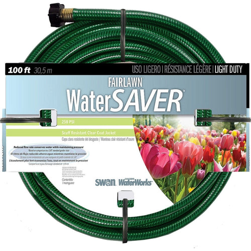 SWAN FAIRLAWN WATERSAVER LIGHT DUTY HOSE (1/2 IN X 100 FT, GREEN)