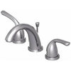 Lavatory Faucet, 2 Handles, Brushed Nickel