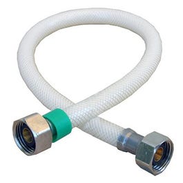 Faucet Connector, Flexible Poly, 1/2 x 1/2 x 16-In.