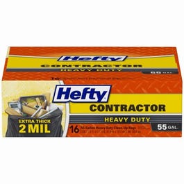 Contractor Trash Bags, Heavy Duty, 55-Gallon, 16-Ct.