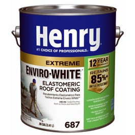 687 Elastomeric Roof Coating, Enviro White, 1-Gal.