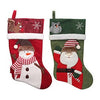 Mottled Stocking, Felt, 19-In.