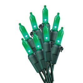 Christmas LED Light Set, Mini, Green, 50-Ct.