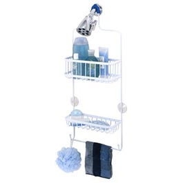 Over-The-Shower Caddy, White, Large