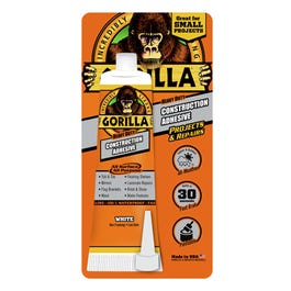 Heavy-Duty Construction Adhesive, 2.5-oz. Tube