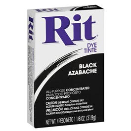 Clothing Dye, Black, Powder, 1-1/8-oz.