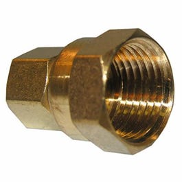 Pipe Fitting, Brass Adapter, 3/8 Compression x 1/2-In. FPT