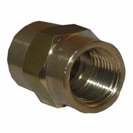 Pipe Fitting, Coupling, Lead-Free Brass, 1/4-In. FPT