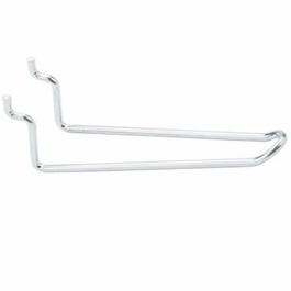 Pegboard Loop Hook, Galvanized Steel, 4.5-In., 2-Pk.