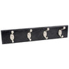 Hook Board, Black & Satin, 18-In.