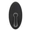 Decorative Hook, Bronze, Oval, Holds 25-Lbs.