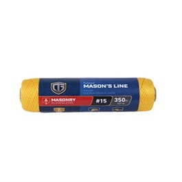 Nylon Mason Line Twine, Twisted, Gold, #15 x 350-Ft.