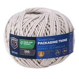 Parcel Post Twine, Twisted Cotton, #9 x 300-Ft.