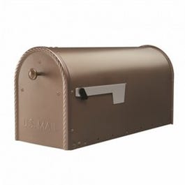 Edwards Post-Mount Mailbox, Venetian Bronze, Large