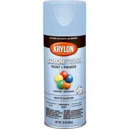 COLORmaxx Spray Paint + Primer, Matte Glacier, 12-oz.