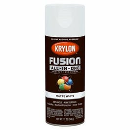 Fusion All-In-One Spray Paint + Primer, Matte White, 12-oz.