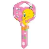 Hy-ko Products  Tweety Bird with Bling Key Blank