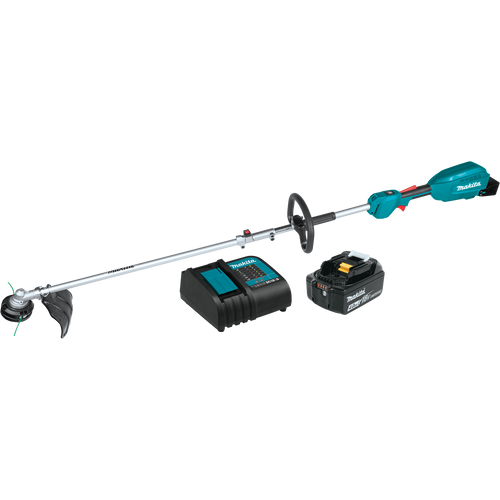 Makita 18V LXT® Lithium‑Ion Brushless Cordless Couple Shaft Power Head Kit w/ 13 String Trimmer Attachment (4.0Ah)