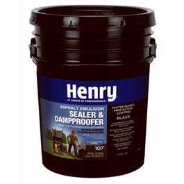 107 Protective Waterproofing Coating, Asphalt Emulsion, 5-Gallons