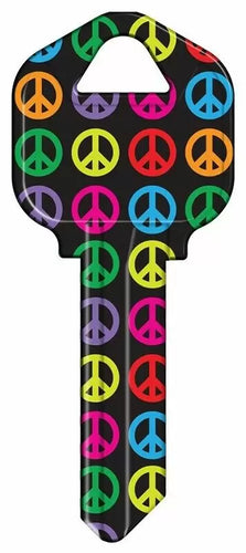 Hy-ko Products Peace Signs Blank Key