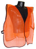 Radians SVO Safety Vest  OSFA Orange Polyester Mesh