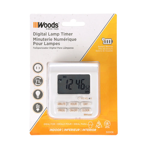 Woods Home Indoor 7-Day Digital Timer