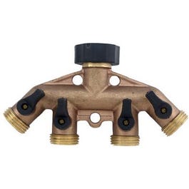 4-Way Brass Manifold