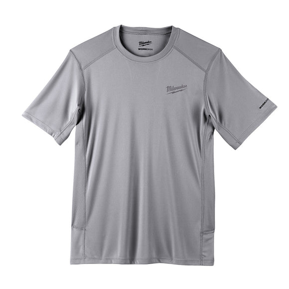 WORKSKIN™ Lightweight Performance Shirt - Short Sleeve - Gray M