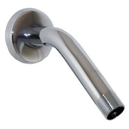 1/2-Inch Male Pipe Thread x 8-Inch Chrome Shower Arm & Flange With Wall Flange