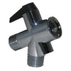 Chrome Plastic Lever Shower Flow Diverter