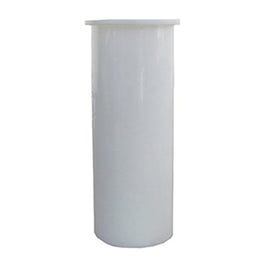 Flanged Kitchen Drain Tailpiece, White PVC, 1.5 x 4-In.