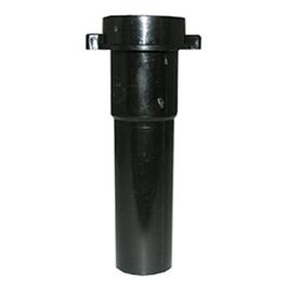 Drain Extension, Slip Joint, Black Plastic, 1.5 x 6-In.