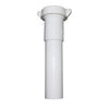 Lavatory/Kitchen Drain Extension Tube, White PVC, 12-In.