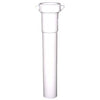 Lavatory Drain Extension, White PVC, 1-1/4-In. Tube x 8-In.