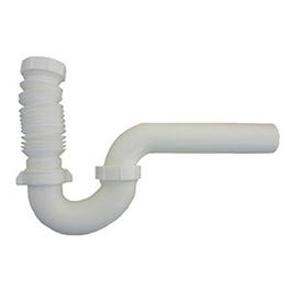 P-Trap, Flexible White PVC. 1-1/4 Or 1-1/2-In. O.D