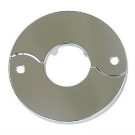 Floor & Ceiling Split Flange, Chrome-Plated Brass, 3/4-In. IP