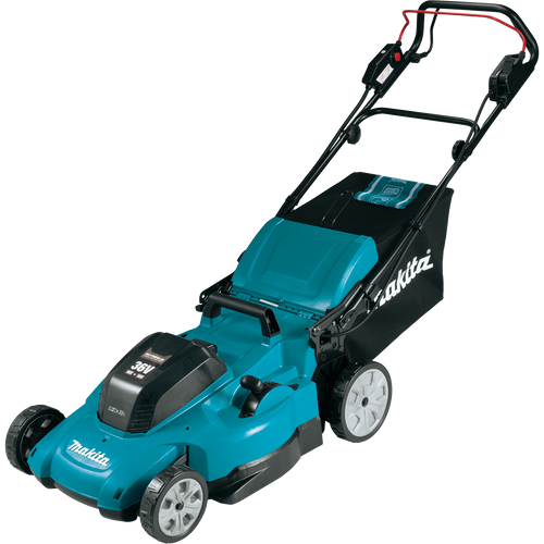 Makita 36V (18V X2) LXT® 21 Self‑Propelled Lawn Mower Kit with 4 Batteries (5.0Ah)