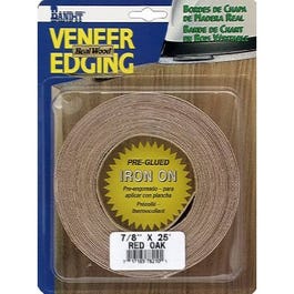 Cherry Real Wood Veneer Iron-on Edgebanding, 7/8-Inch x 25-Ft.